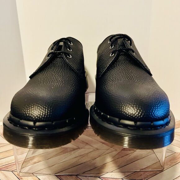 Dr Martens 1461 Altas Pebble Grain Leather Oxford Black M 9 W 10 Shoes Dress